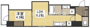 岡山駅 徒歩26分 3階の物件間取画像